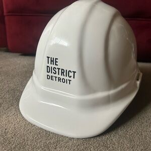 Official District Detroit White Hard Hat